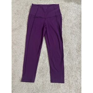 Victoria Sport Purple High‎ Waist Capri Leggings Workout XS